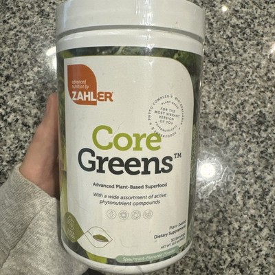 Zahler Core Greens Powder Nutrition Supplements Superfood Green Juice Mix 02/26