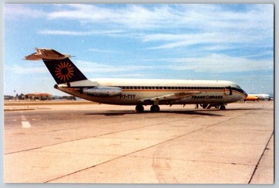Transbrasil British Caledonian cs BAC 1-11- 520 PP-TYY @ Rio de Janeiro Postcard