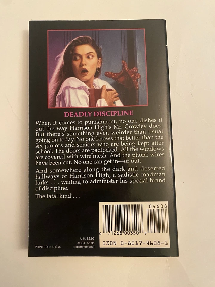 Deadly Detention Eric Weiner VNTG Horror Z-Fave Appears Unread. Vg/like New - Image 2 of 4