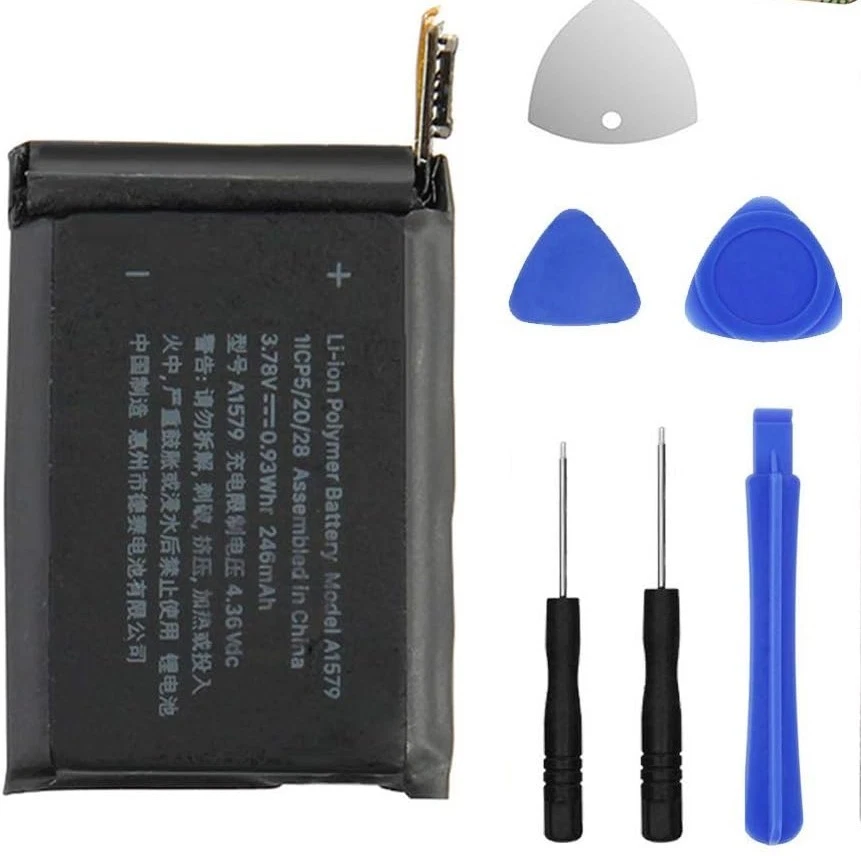 REPLACEMENT BATTERY APPLE WATCH 4 5 6 7 8 40 / 41/44/45 mm with free tools - Image 1 of 3
