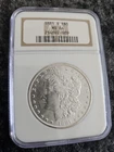 1881-S Morgan Silver Dollar NGC MS-64