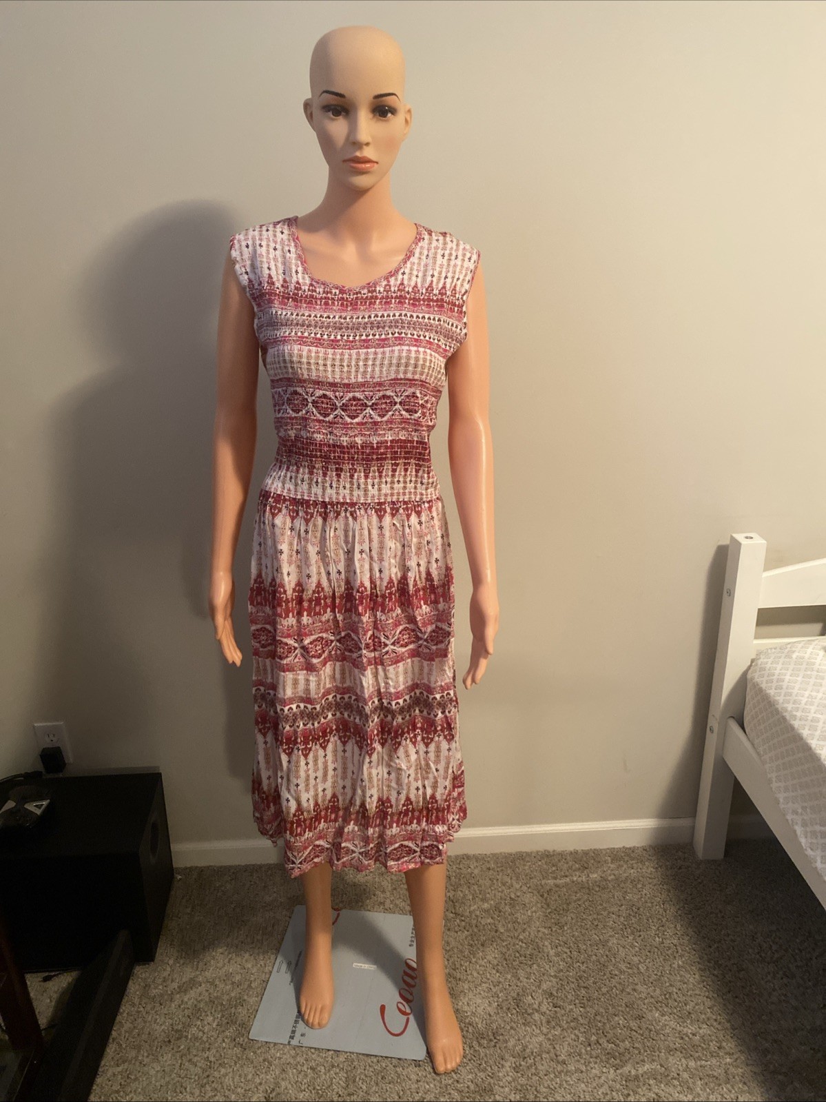 Summer 100% Rayon Dress Size 1x Sleeveless