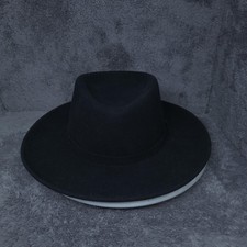 Golden Gate Hat Co. Hat Fedora Fitted Mens Medium Black Wool Felt USA Classic