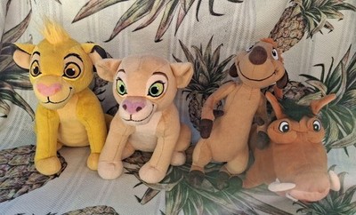 Disney The Lion King Plush Collector Set, Simba, Nala, Timon and Pumba 