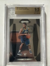 Donovan Mitchell 2017-18 Panini Prizm #117 Rookie Card RC Gem Mint BGS 9.5. rookie card picture