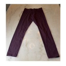 Aerie Chill. Play. Move. Purple Ankle Leggings Women s M Elastic Waist Stretch