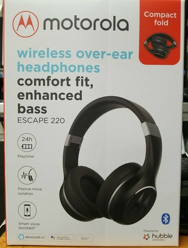 Motorola Escape 220 Over-The-Ear Bluetooth Wireless Headphones - HD Sound,  | eBay