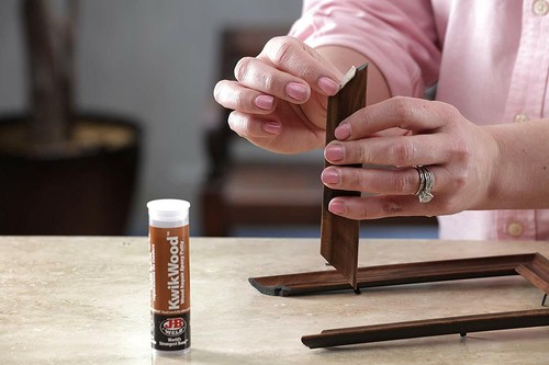 JB Weld KwikWood Wood Furniture Door Frame Hole Crack Repair Epoxy Putty Bond - Picture 4 of 9