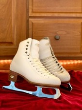Riedell Bronze Star Figure Skates - Size 4 A/AA - John Wilson Jubilee Blades