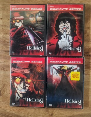 Hellsing - Vol 1 - 4  Geneon DVD Lot, 2005, Signature Series) Episodes # 1-13 