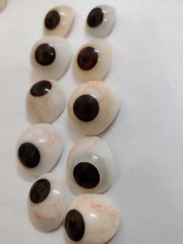 Dark Brown Colour Prosthetic Eyes 10 Pieces free shipping - Picture 5 of 8
