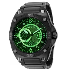Invicta Aviator Deep Radar Men's 50mm Automatic Green Tinted Watch 40277