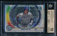 BGS 10 BOBBY WITT JR. 2020 Bowman Chrome Scouts' Top 100 Rookie Card RC PRISTINE