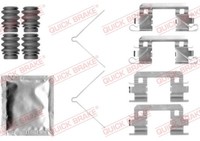 Quick Brake 109-1811 ZubehöRkit, Scheibenbremsbelag FüR Honda