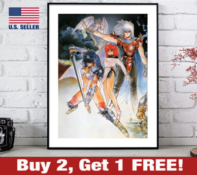 Bastard!! Anime Poster 18'' x 24'' Print Bastard Manga Wall Art 2
