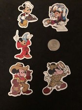 Disney Stickers - Disney Mickey Mouse Lot of 5 Stickers.