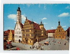 Postcard City Hall Rothenburg ob der Tauber Germany