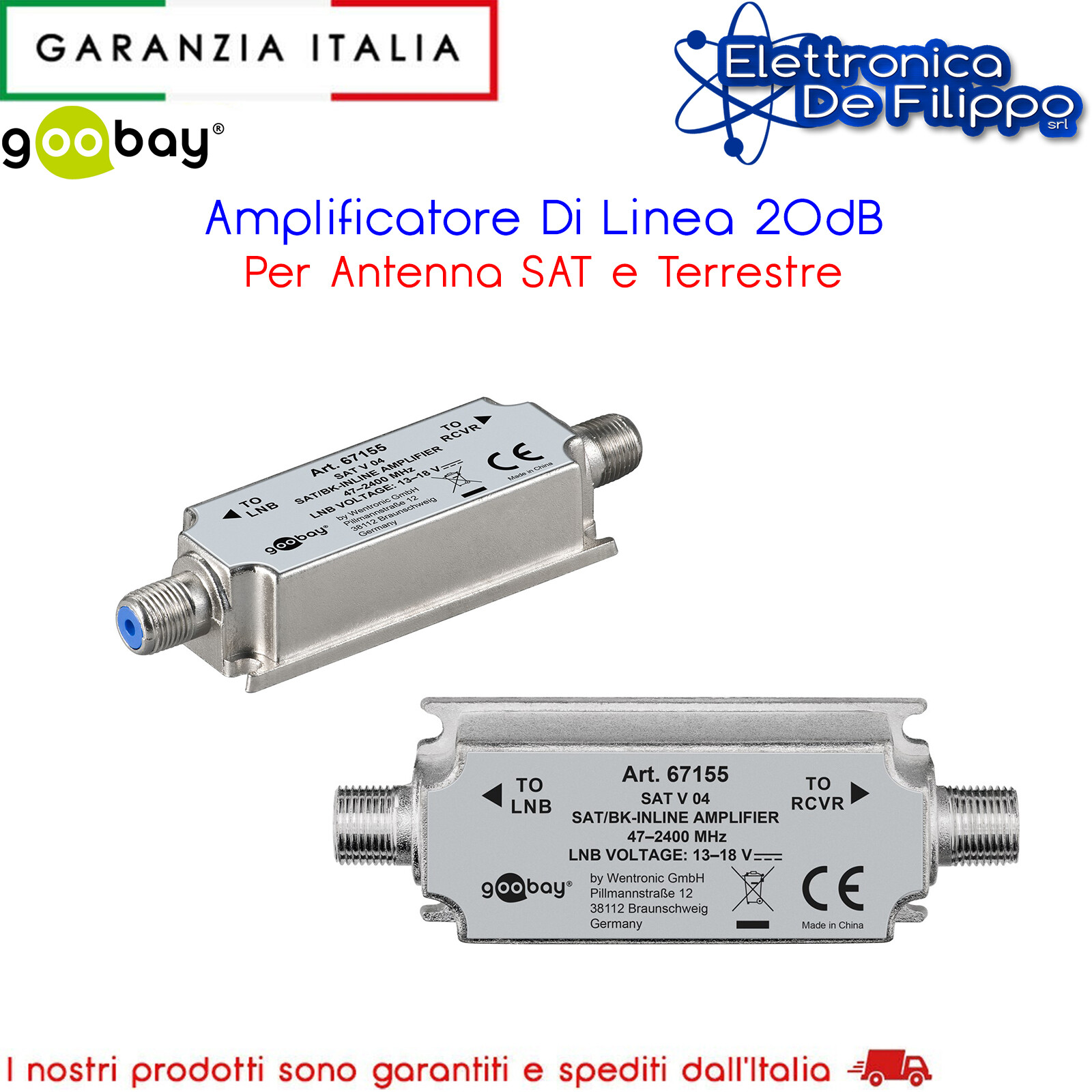 Amplificatore Antenna Amplificatori Di Linea SAT
