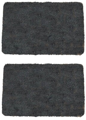 2er Set super saugfähige Fußmatte 45x70cm Mikrofaser waschbar Bodenteppich Stufenmatte