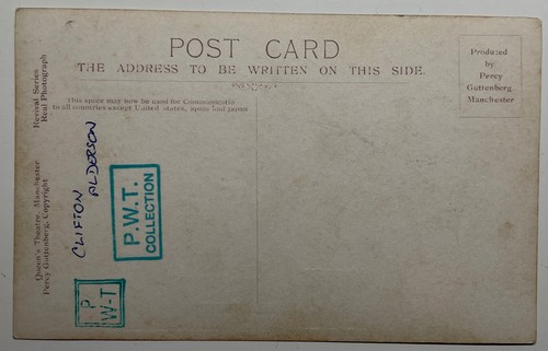 AS YOU LIKE IT COLLECTION SIGNED CLIFTON ALDERSON as JAQUES VINTAGE POSTCARD - Picture 2 of 2