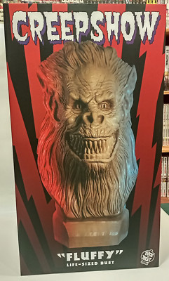 SELTENE HORROR CREEPSHOW BÜSTE FLUFFY THE CRATE BEAST 58 CM TRICK OR TREAT STUDIOS
