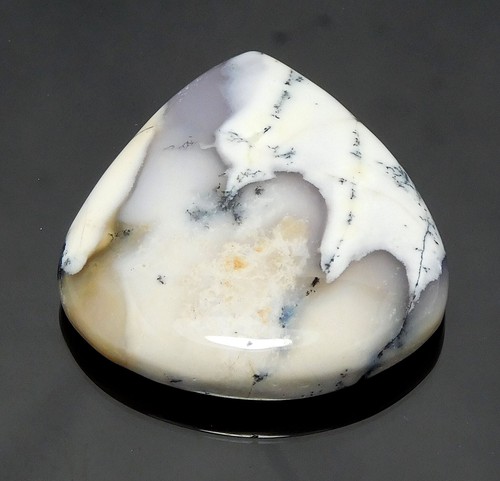 Pietra preziosa sciolta 100% Natural Designer Dendrite opale pera 30x27x6 mm 35,20 cts - Foto 2 di 7