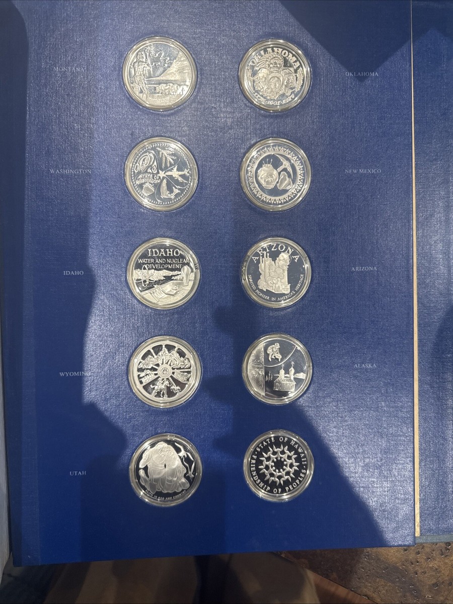 🌟 The Fifty State Bicentennial Silver Medal Collection