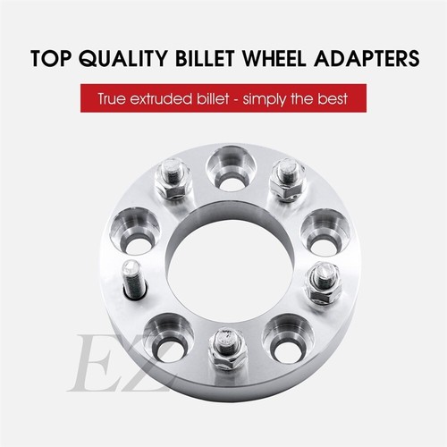 4 Wheel Adapters 5 Lug 5 To 5 Lug 4.75 Spacers 5x5/5x4.75 1.25" - Picture 2 of 5
