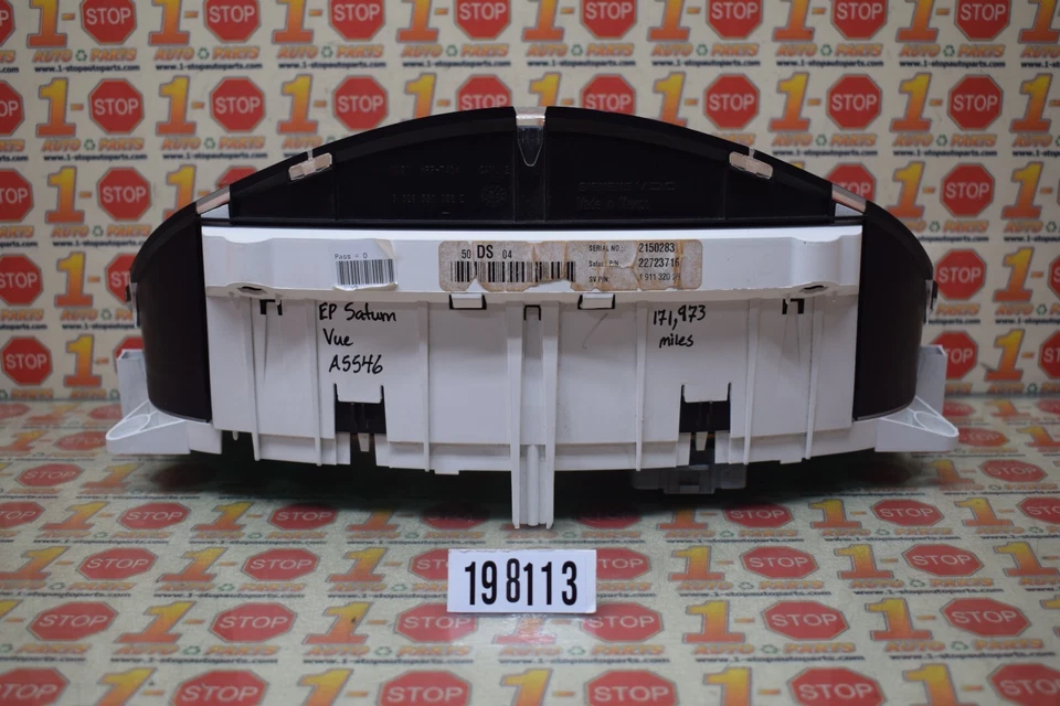 Velocímetro de cuadro de instrumentos Saturn Vue 2004 2005 22723716 171.973 millas OEM Foto 4 de 4