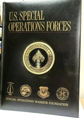 U.S. SPECIAL OPERATIONS FORCES Fully Illustrated Leather Bound RARE
