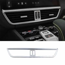 For Porsche Cayenne Air Outlet Vent Trim 2018-2022 Matte Silver Central Console