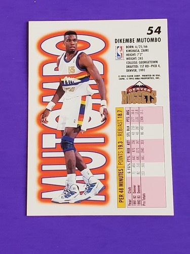 1993-94 Fleer Basketball Trading Cards SIE WÄHLEN KOSTENLOSER VERSAND 50 % RABATT 2+ - Bild 7 von 33