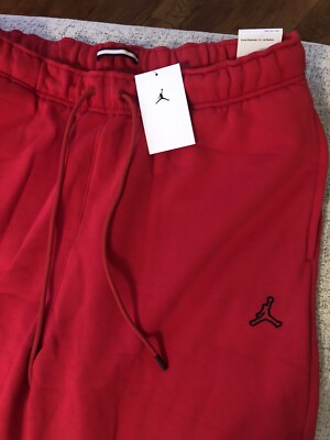 NWT Nike Men's Jordan Fleece Pants DA9820 Air Jordan Brooklyn