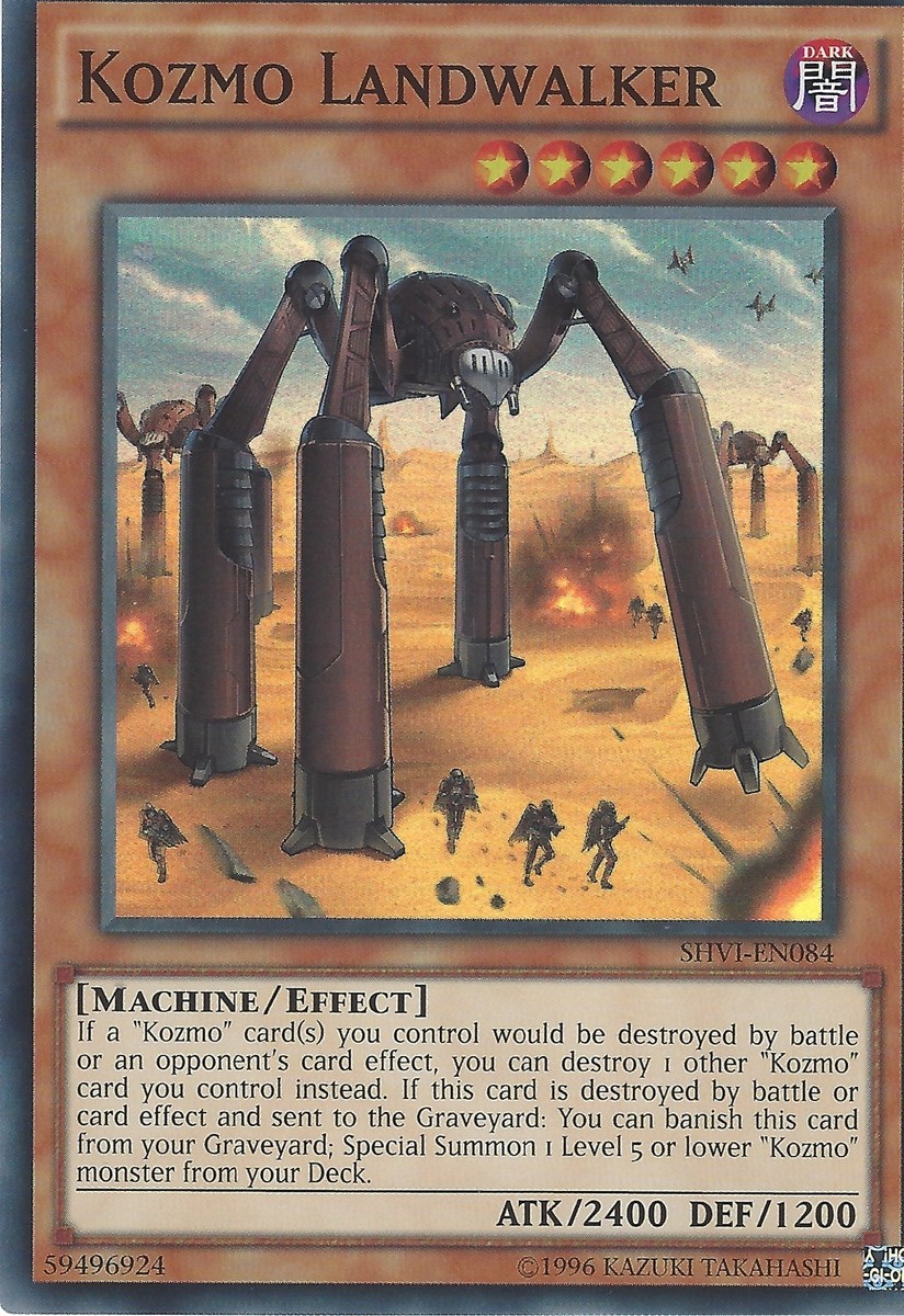 YU-GI-OH CARD: KOZMO LANDWALKER - SUPER RARE - SHVI-EN084 | eBay
