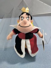 QUEEN OF HEARTS MINI BEAN BAG PLUSH THE DISNEY STORE NEW W/ TAGS