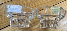 2x 70er Luminarc Glas Kerzenhalter Kerzenleuchter Teelicht Stabkerze OCTIME TOP