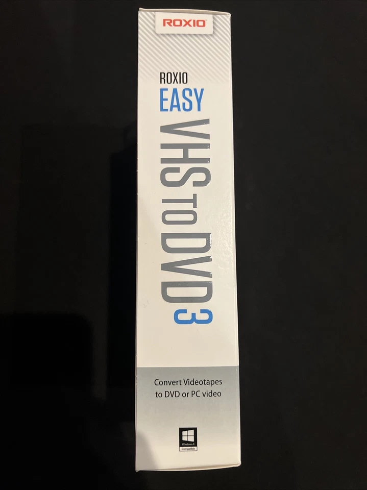 Rare ROXIO EASY 3 TRANSFER VHS TO DVD Windows 8 Compatible- Sealed BRAND NEW - Image 4 of 4