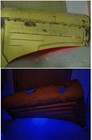 Original Vintage Yellow Tractor Hood w/Side Shields (Rat Rod)
