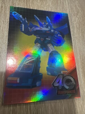 Bluestreak 2024 Dynamite Transformers 40th Anniversary Holofoil #9 Robot Mode