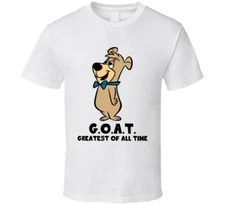 Boo-boo Bear Greatest Of All Time Goat Cartoon Character Fan T Shirt