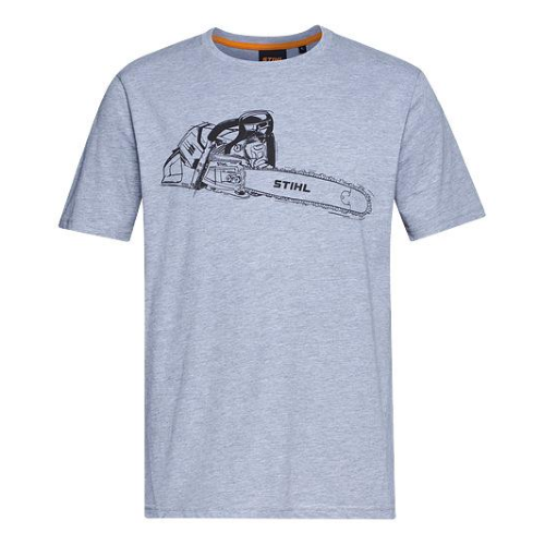 MAGLIETTA T-SHIRT MS 500i STIHL COLORE GRIGIO ORIGINALE | eBay