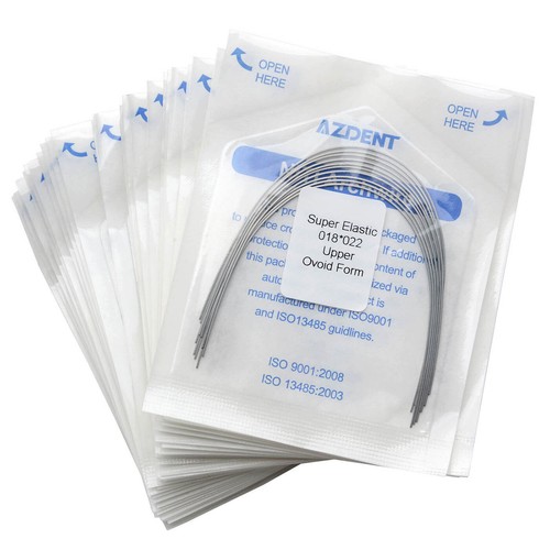 Dental Orthodontic Arch Wire Wires Oval Form Stainless Steel Round/Rectangular - Photo 154/208