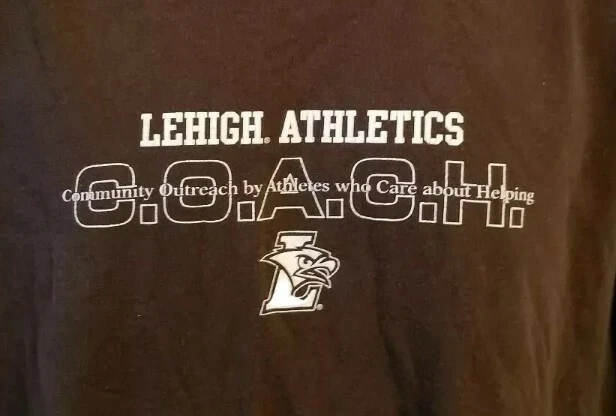 Lehigh University Athletics Mt. Hawks Coach Adult Brown XL TShirt - Image 4 of 4
