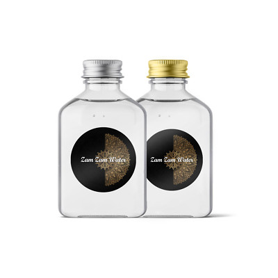 Personalisierte runde Aufkleber Zam Zam Wasser Hochzeit Party Geschenk Gastgeschenk Etikett Siegel