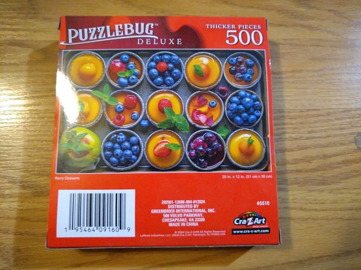 Puzzle Bug 500 Pcs Berry Desserts Deluxe Jigsaw Cra-Z-Art