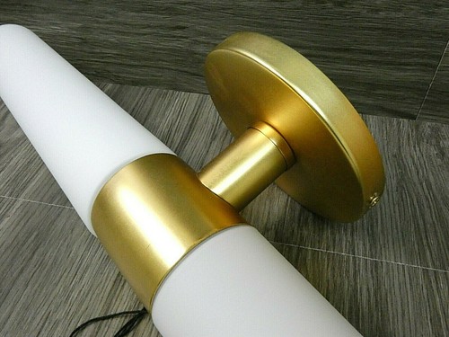 GEORGE KOVACS WALL SCONCE P5042-248 HONEY GOLD CASED ETCHED OPAL GLASS - Picture 6 of 8