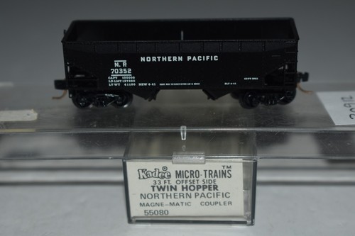 Tolva de bahía doble Kadee Northern Pacific 33' escala N 70352 C45571 | Zustand: Used