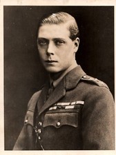 HANDSOME MILITARY DRESSED PRINCE EDWARD DUKE OF WINDSOR ENG 1930s Photo Y 472