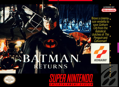 Batman Returns Wall Art Print SNES Super Nintendo Poster Pick a Size Lot Up