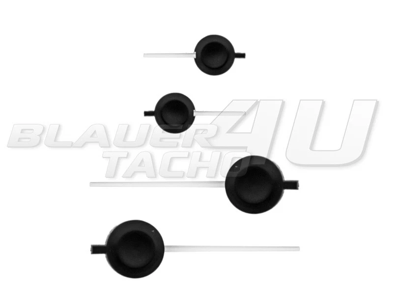 LETRONIX Agujas Velocímetro Blanco 4 Piezas 2x31mm 2x61mm Volvo 440K 460L 850 940 960 - Imagen 2 de 4